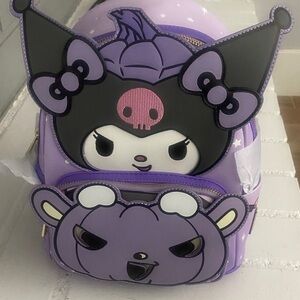 Adorable Purple Character Backpack